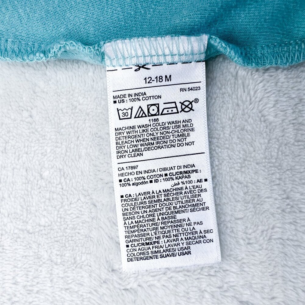 Old Navy Sleeveless Bodysuit | Baby Girls | 12-18 Months | Floral | Aqua - Picture 5 of 5